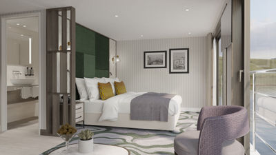 A suite onboard Viva Unique, which begins sailing in May 2027